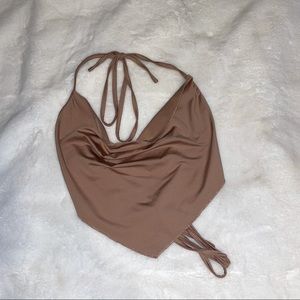 light brown crop top ♡︎